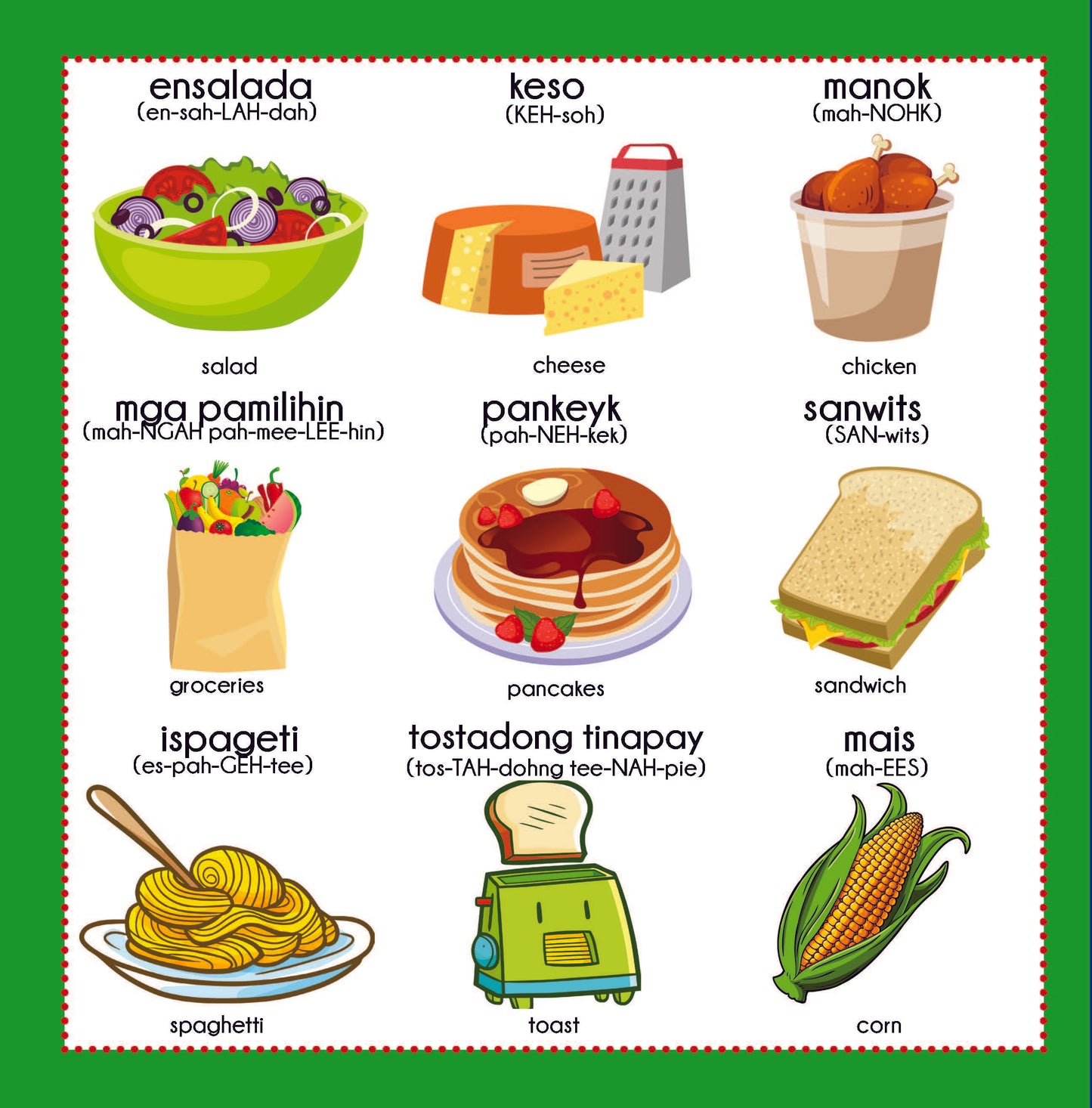 English Filipino Picture Dictionary