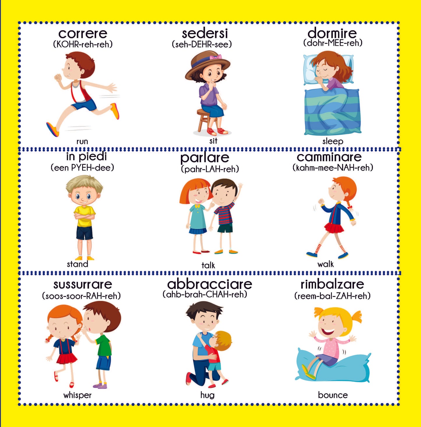 English Italian Picture Dictionary