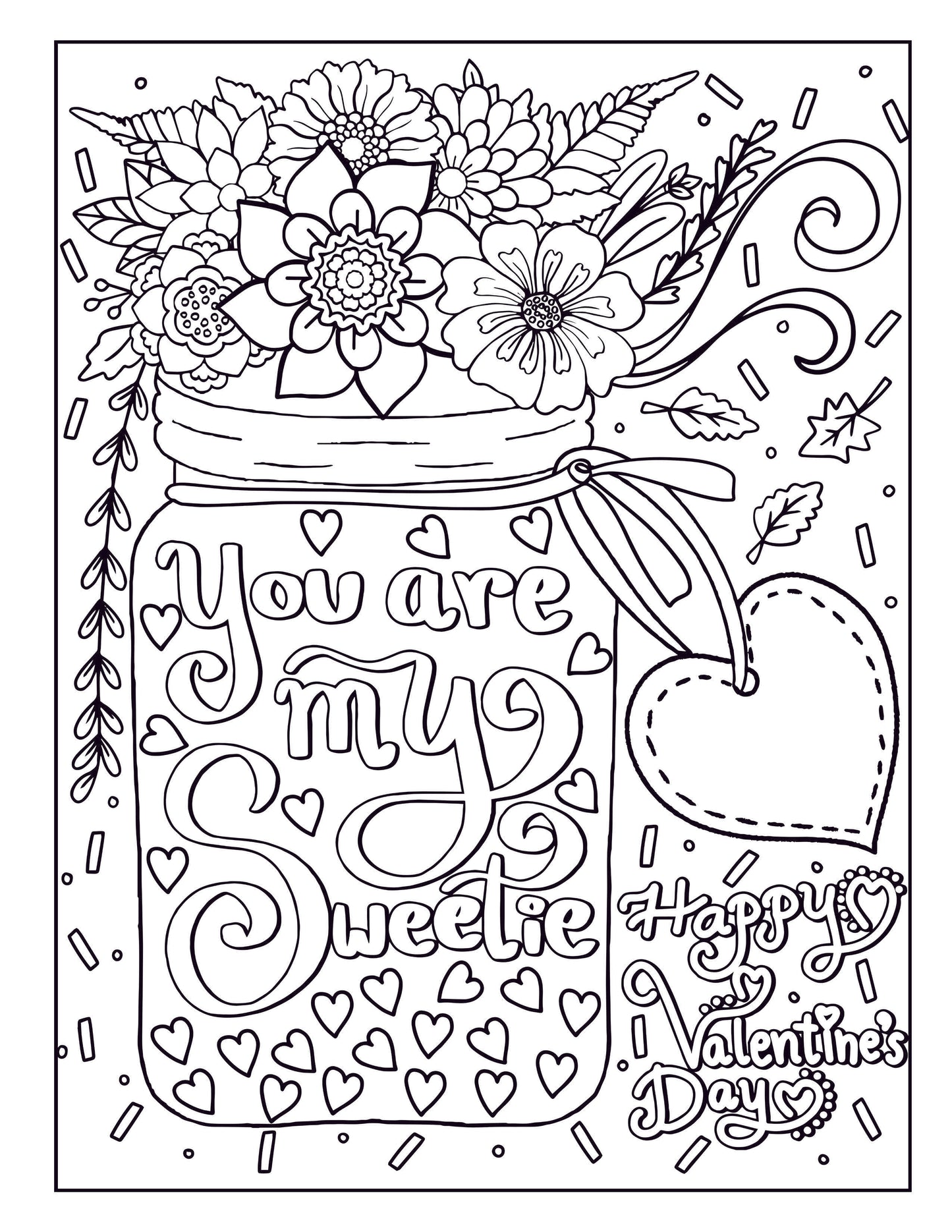 Love Quotes Inspirational Coloring Book