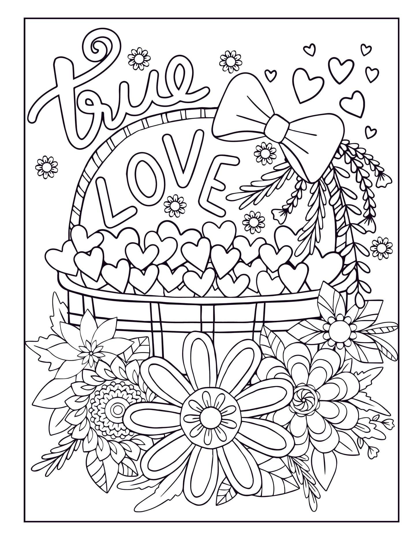 Love Quotes Inspirational Coloring Book