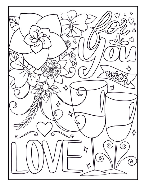 Love Quotes Inspirational Coloring Book