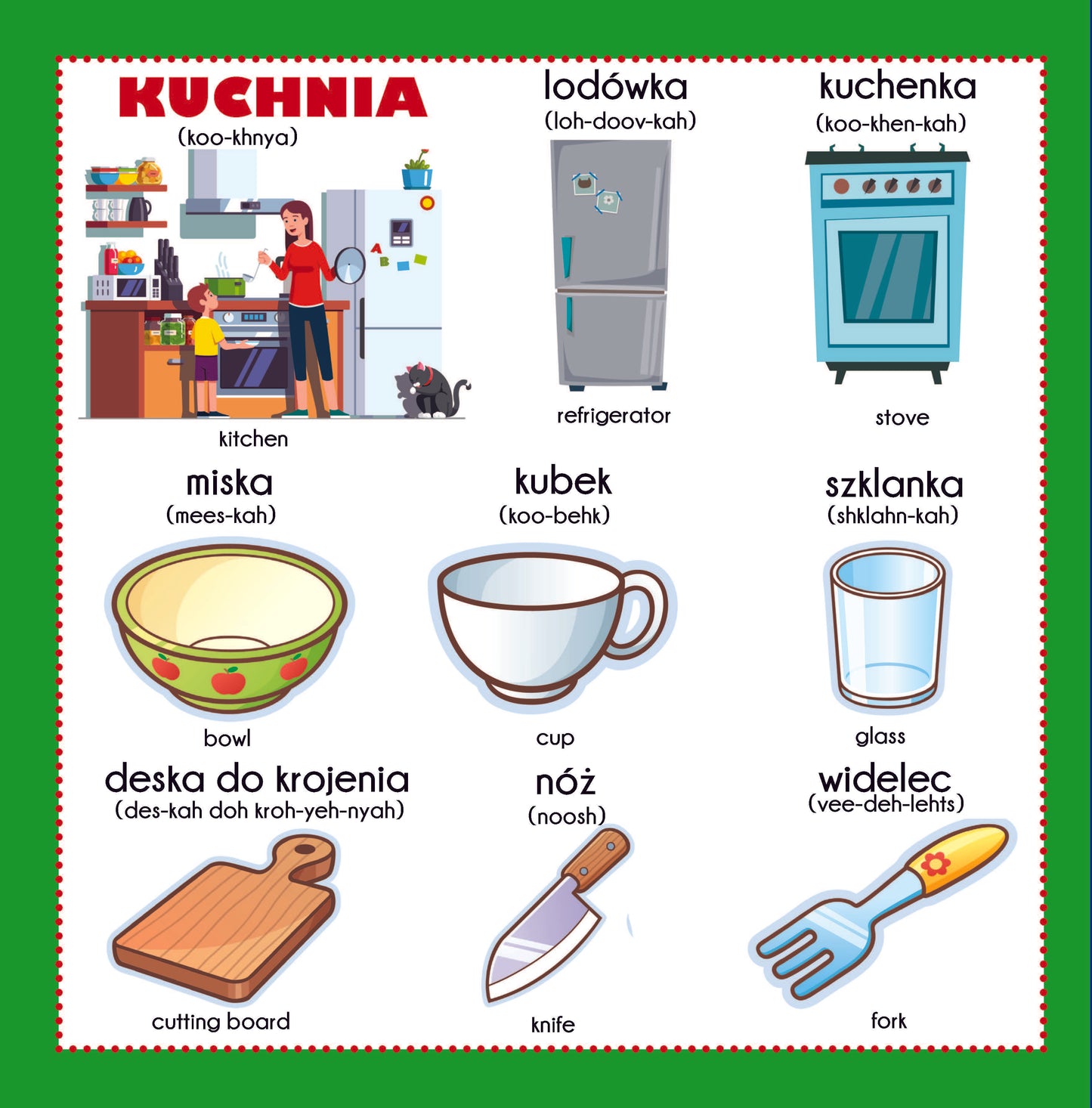 English Polish Picture Dictionary