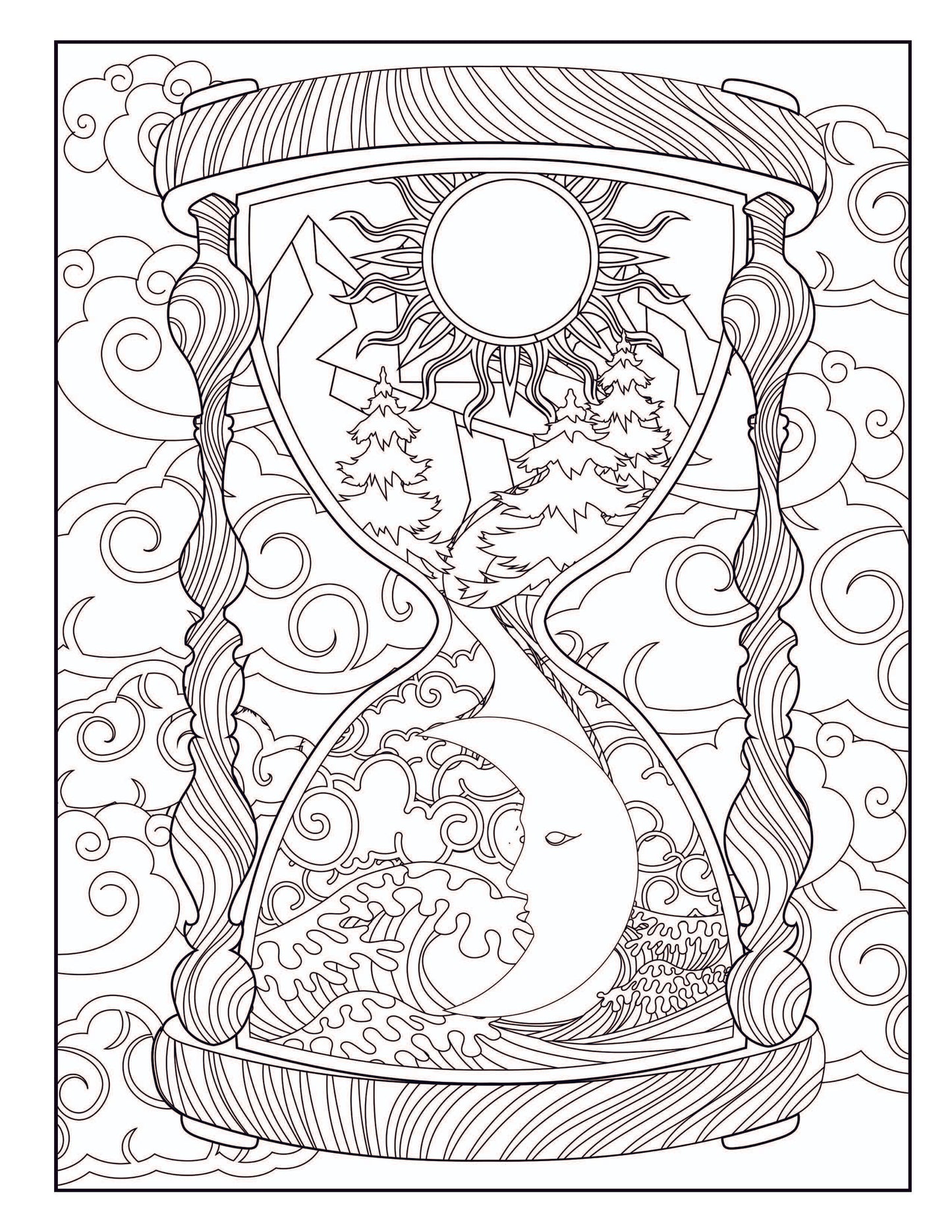 Fantasy Collection Coloring Book For Adults