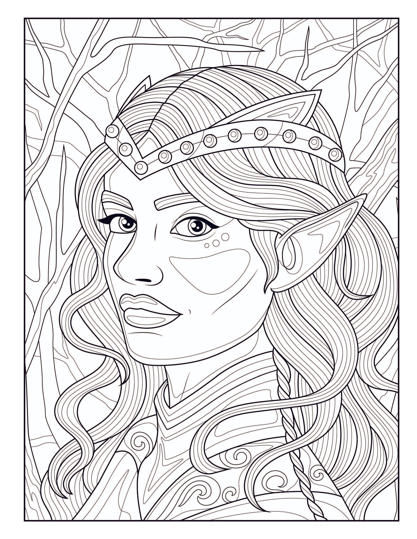 Fantasy Collection Coloring Book For Adults