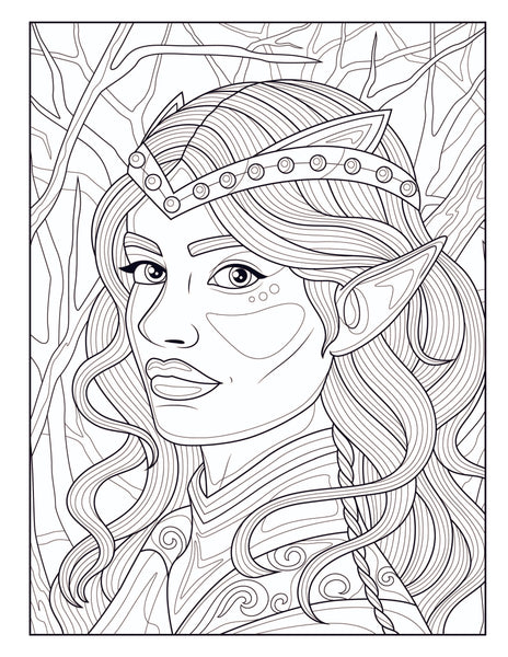 Fantasy Collection Coloring Book For Adults