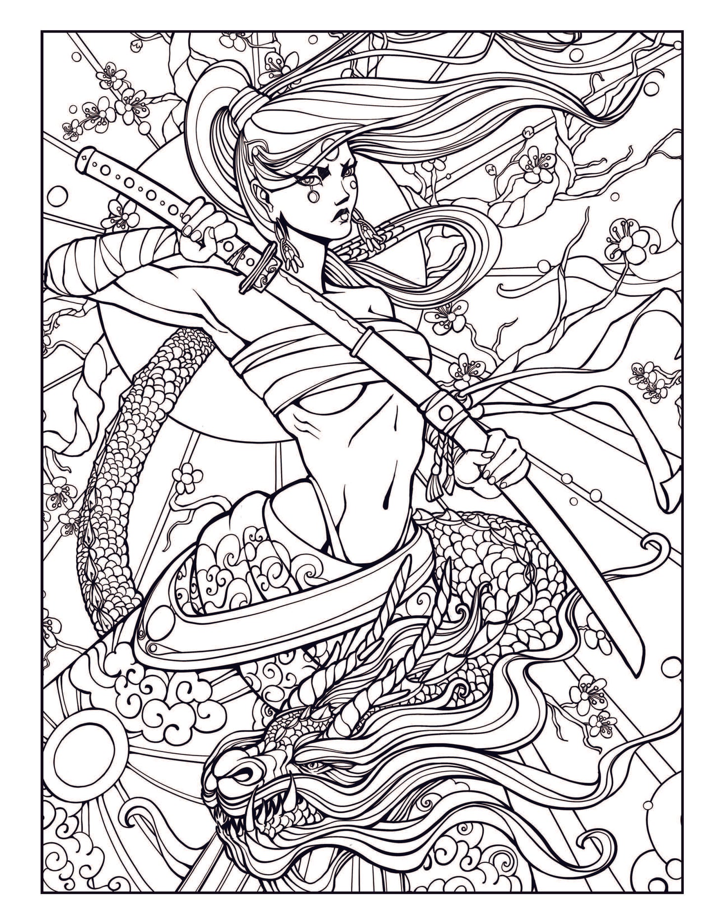 Fantasy Collection Coloring Book For Adults