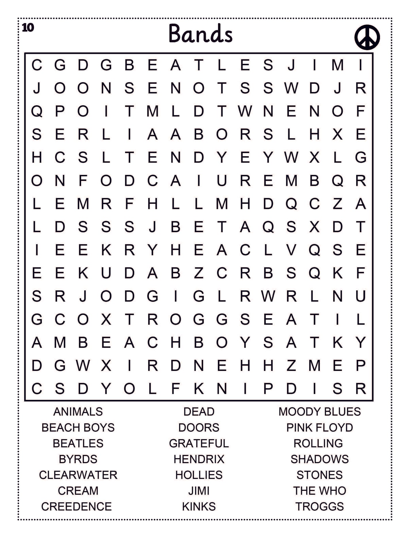 1960s Word Search: Sixties Word Games with 101 Large-Print Puzzles