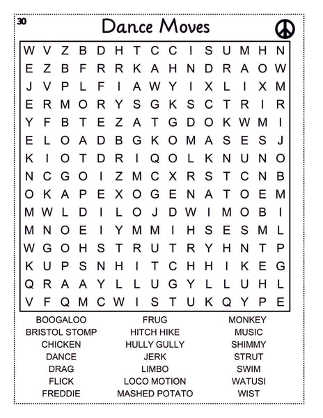1960s Word Search: Sixties Word Games with 101 Large-Print Puzzles