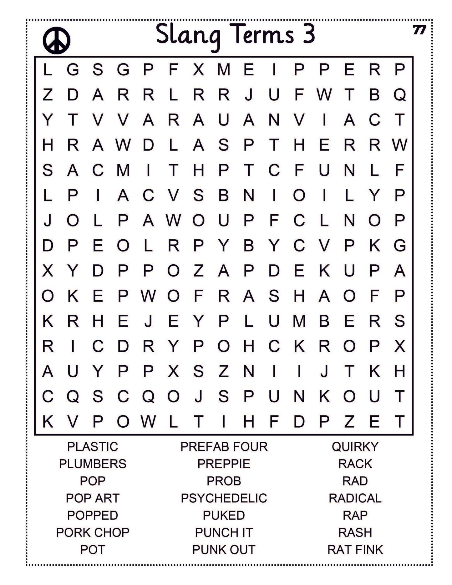1960s Word Search: Sixties Word Games with 101 Large-Print Puzzles