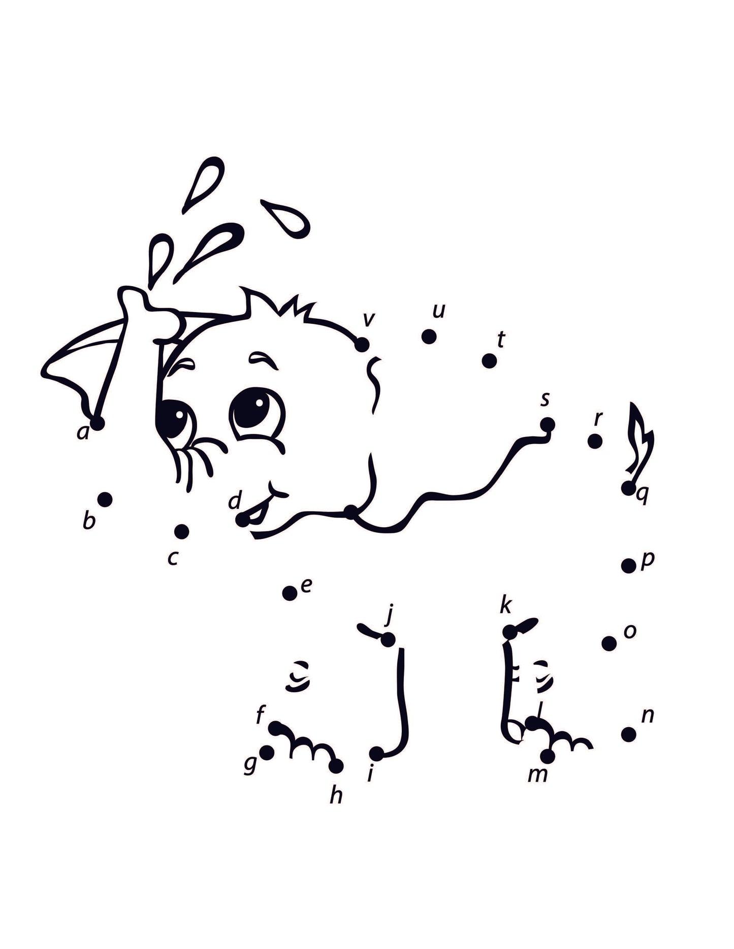 Alphabet Dot-to-Dot Book for Kids: Connect the Dots Puzzles for Fun and Learning