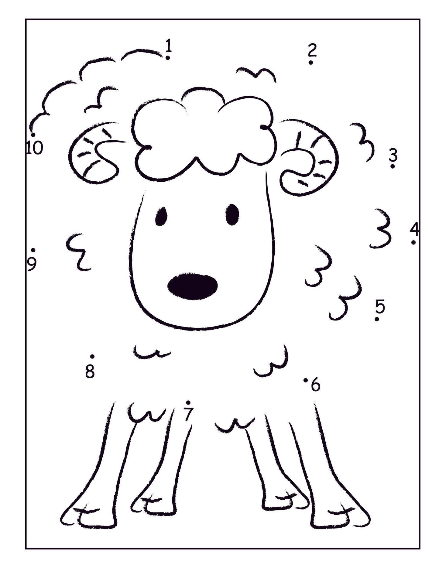 Animal Dot-to-Dot Book for Kids: Connect the Dots Puzzles for Fun and Learning