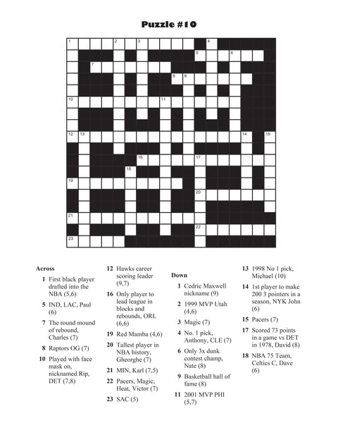 Basketball Crosswords: Test Your Knowledge of Sport Trivia and History