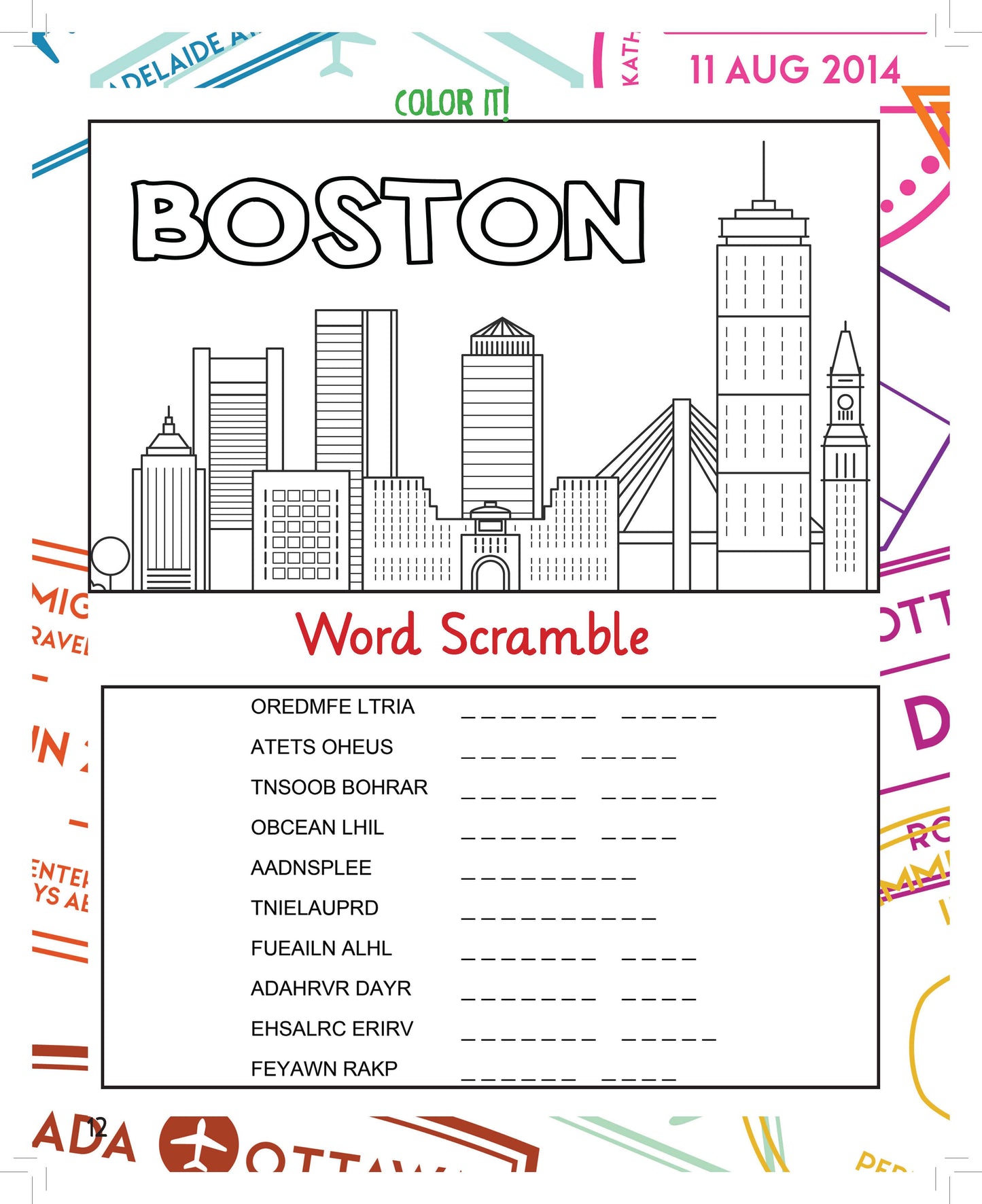 Kid's Travel Guide to Boston