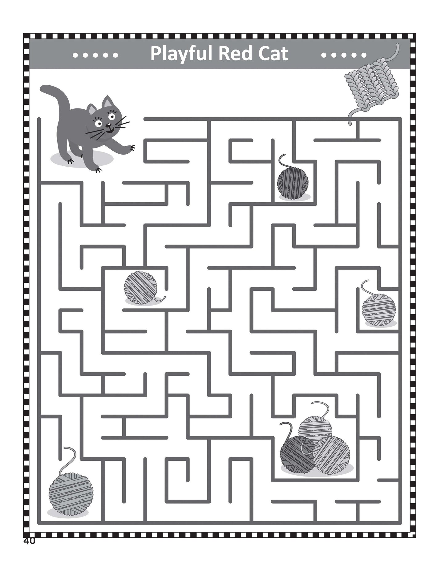 Cat Activity Book for Kids