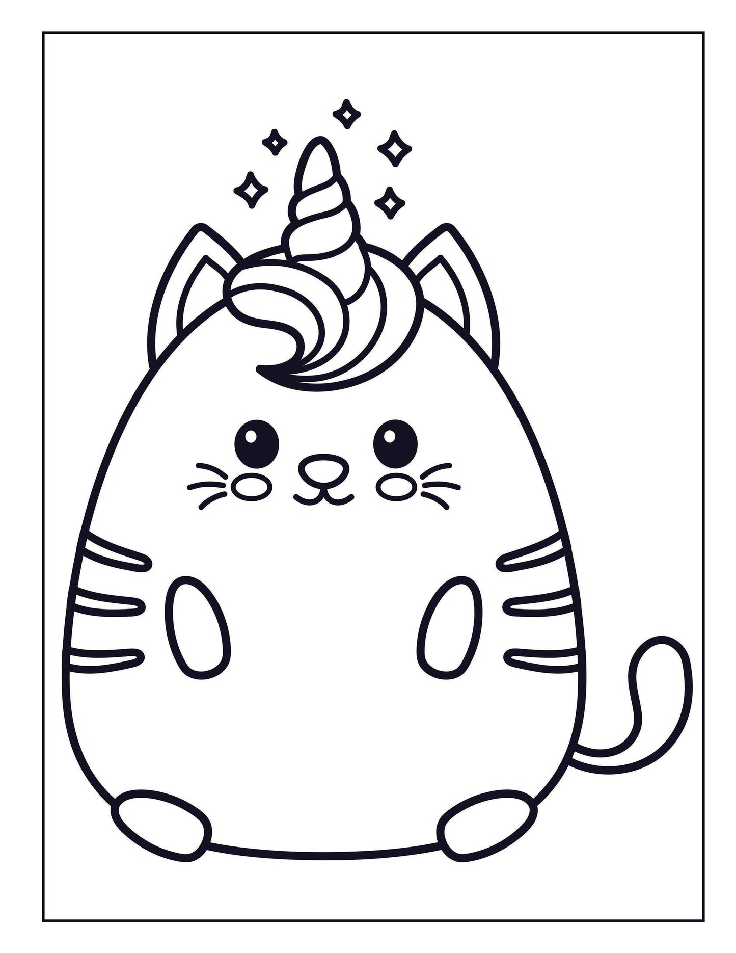 Caticorn Coloring Book