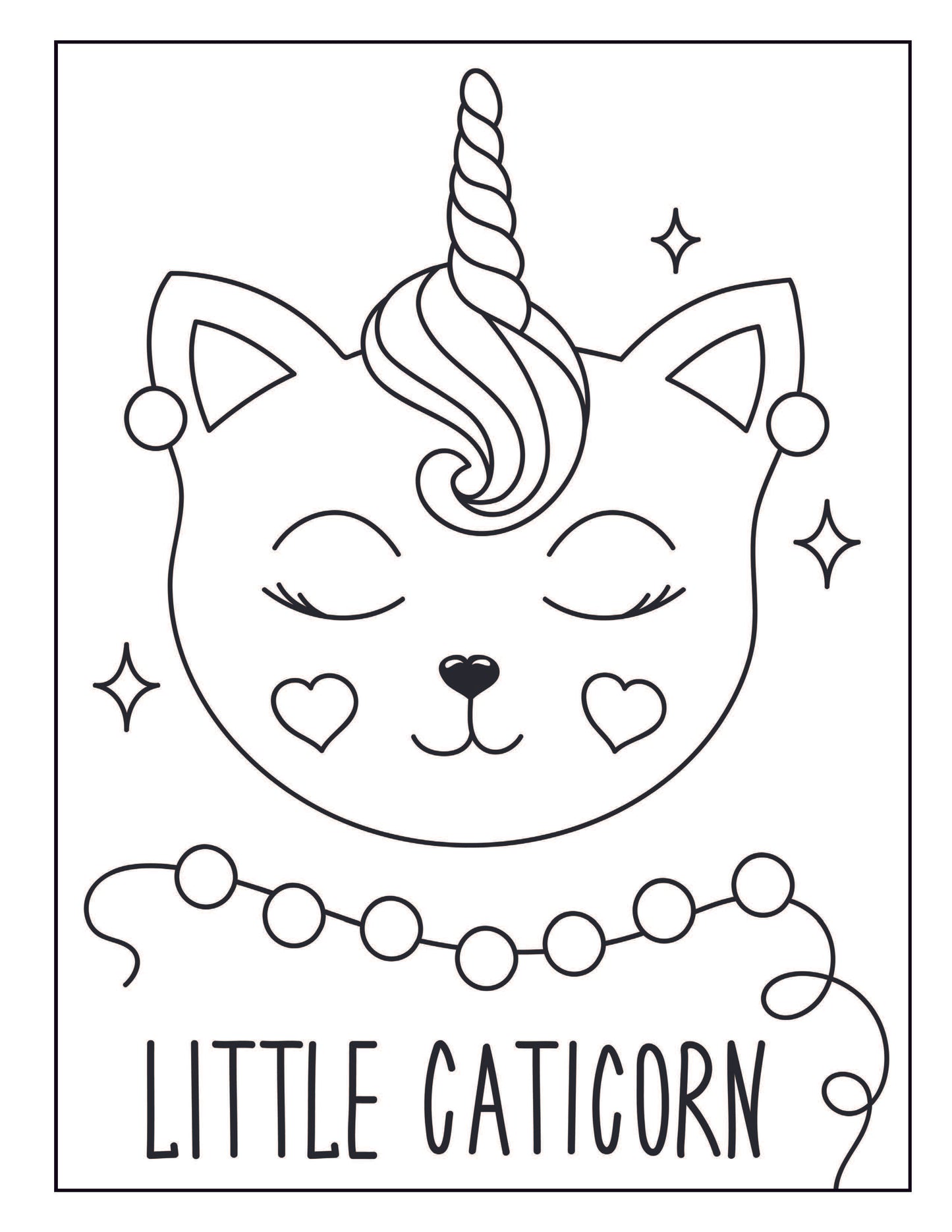 Caticorn Coloring Book