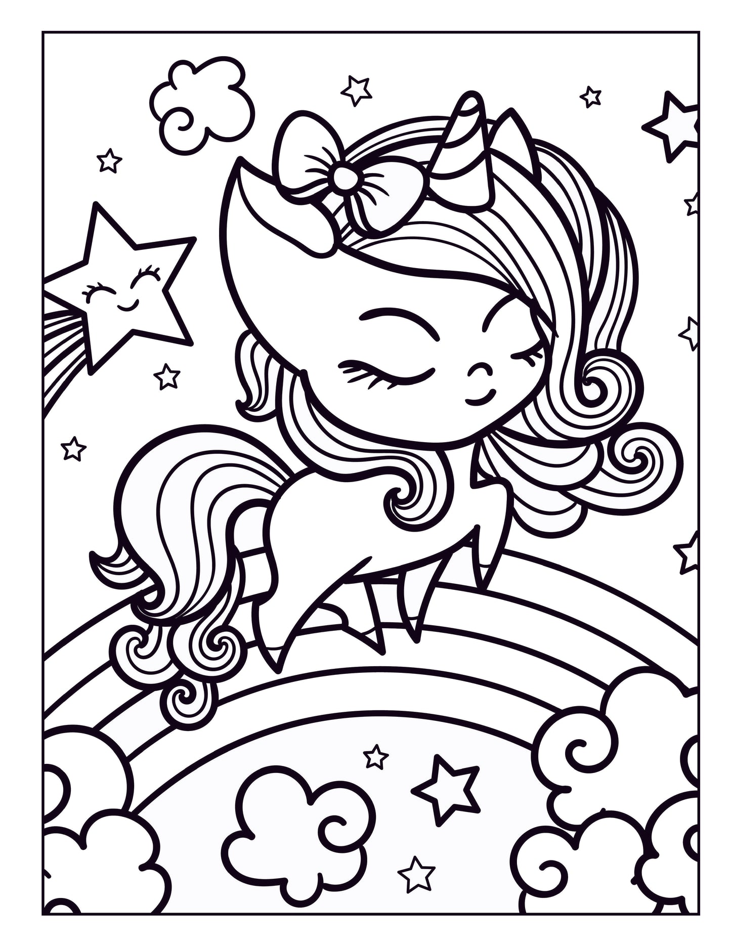 Caticorn Coloring Book