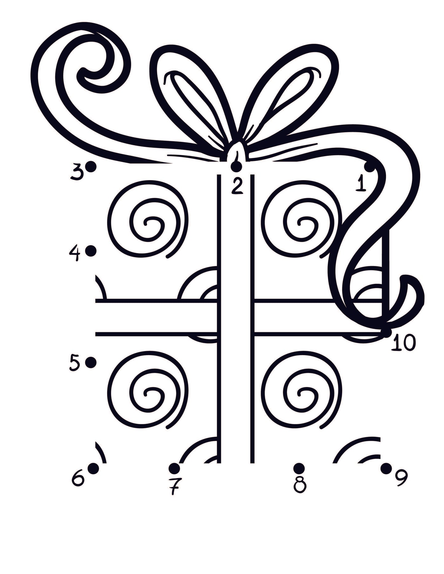 Christmas Connect the Dots Book for Kids: Challenging and Fun Holiday Dot to Dot Puzzles (Christmas Activity Books for Kids)