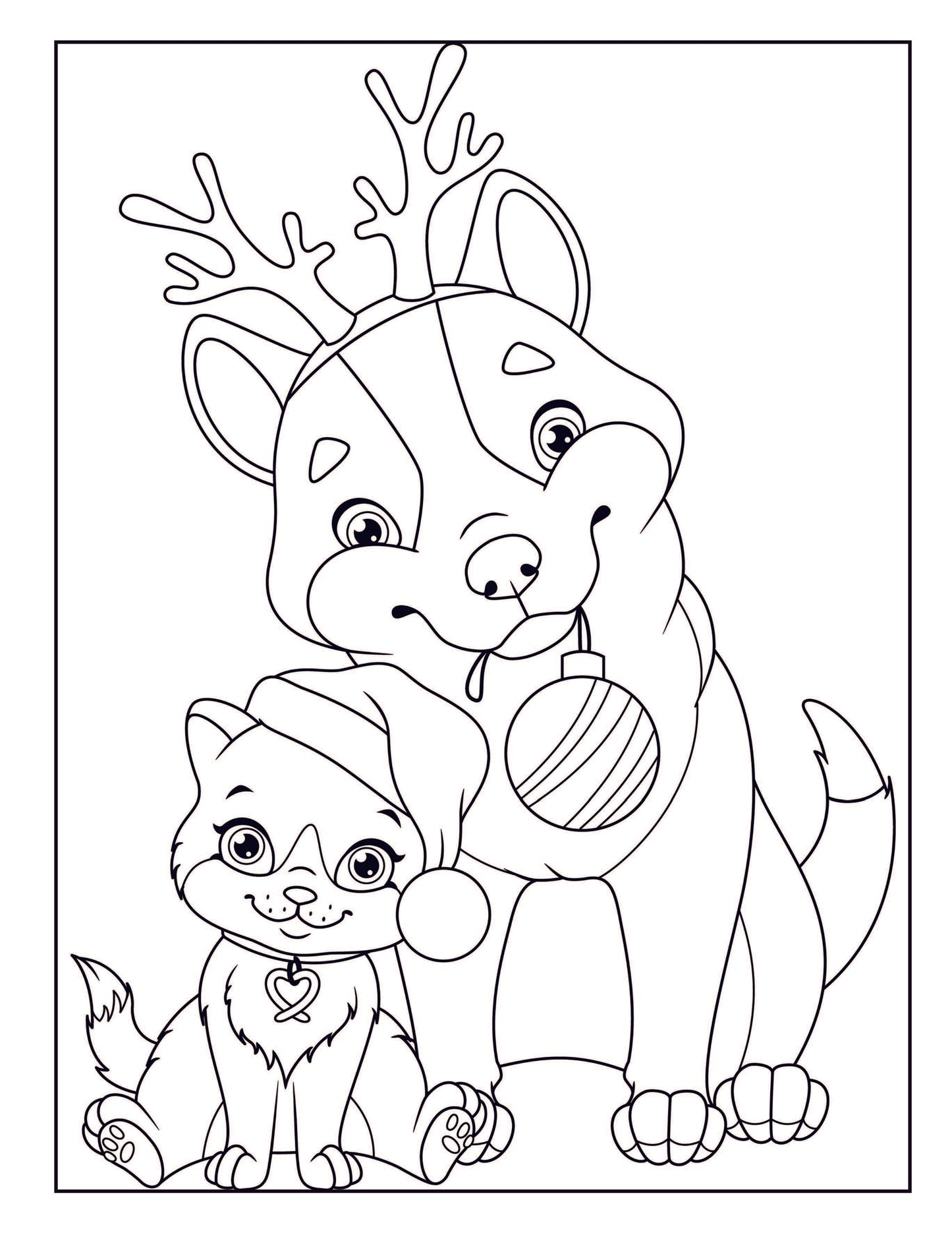 Merry Christmas Coloring Book for Toddlers (Christmas Books for Kids)