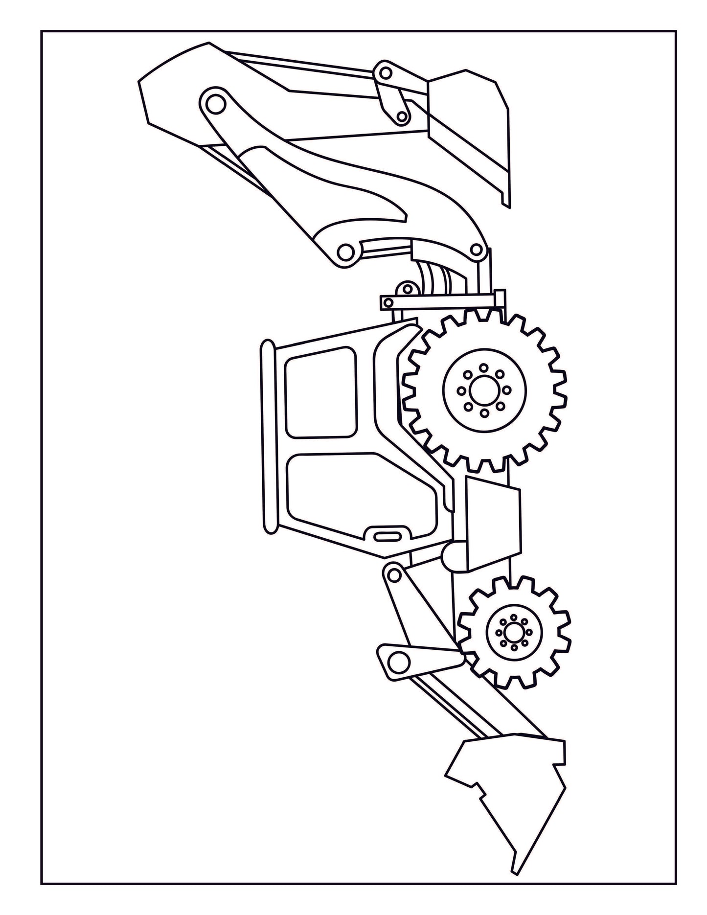 Big Construction Coloring Book
