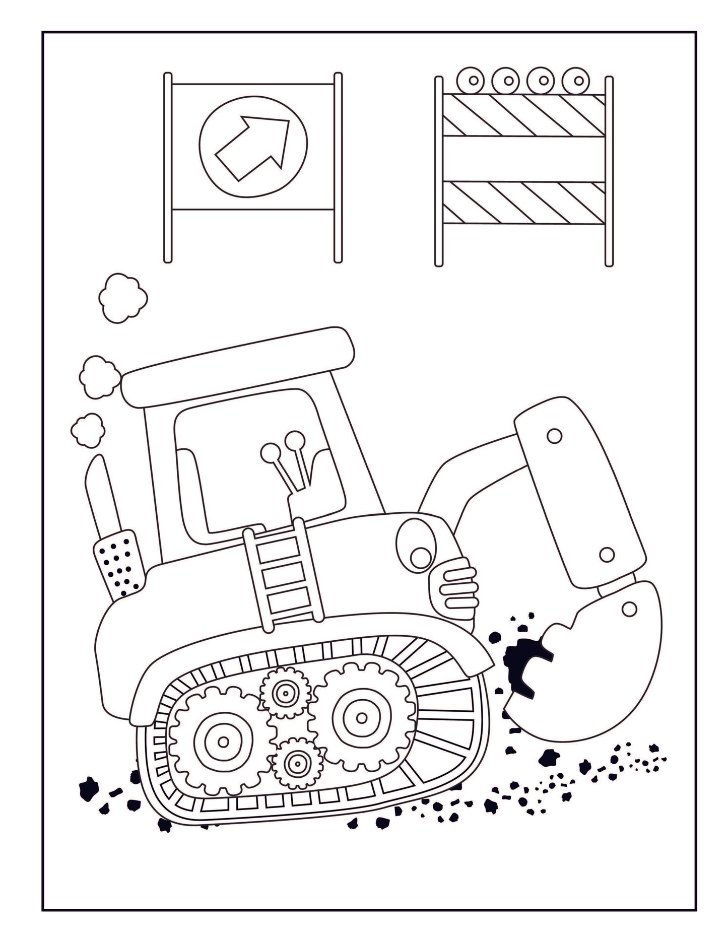 Big Construction Coloring Book