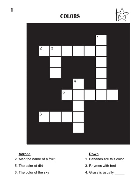 Crossword Puzzles for Kids 6+