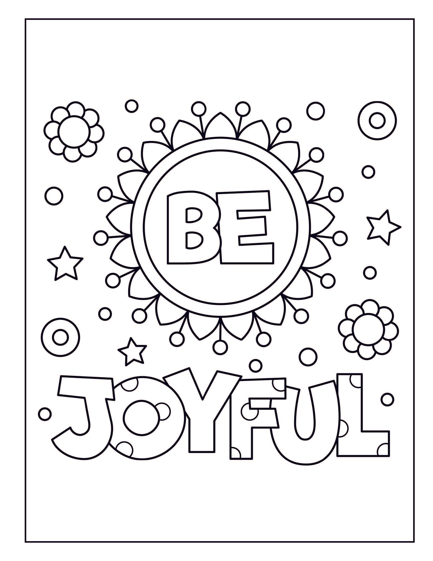 Easy Coloring Book for Adults: Inspirational Quotes