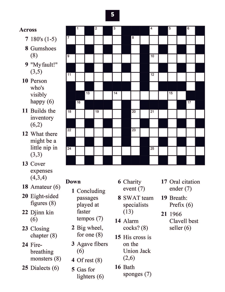 PagesfromEasymedium2 crossword puzzles easy to medium – dylanna press