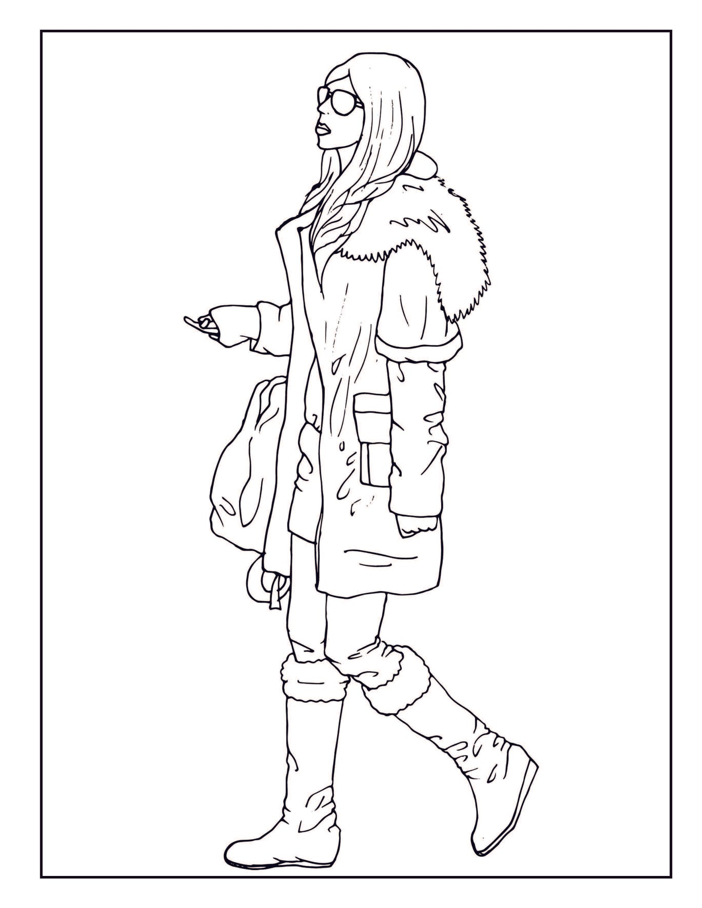 The Big Fashion Coloring Book