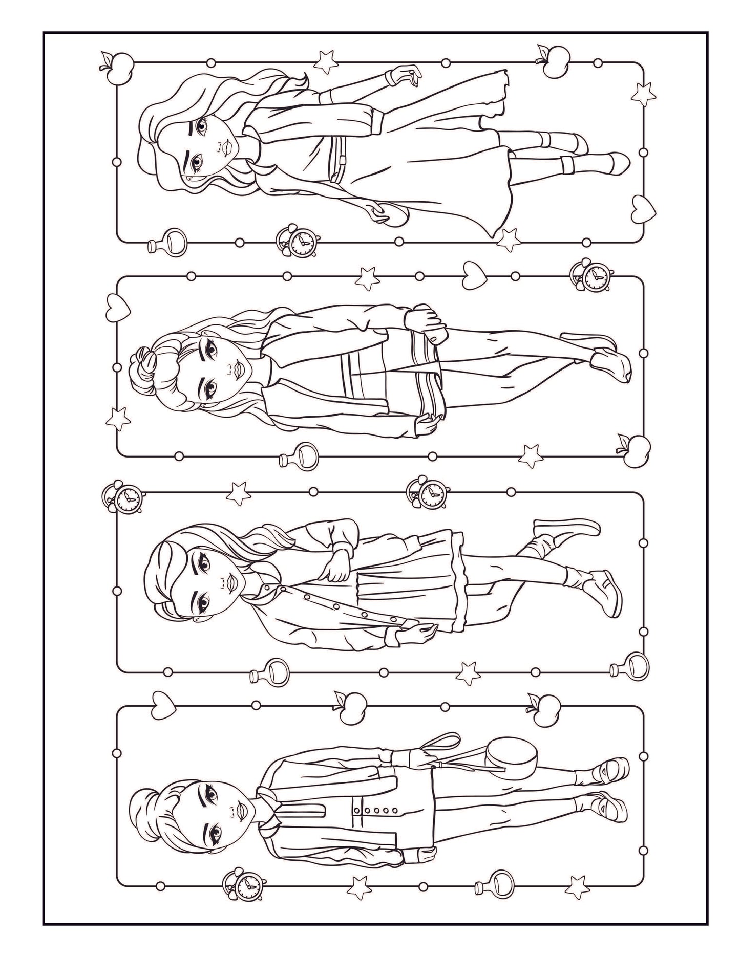 The Big Fashion Coloring Book