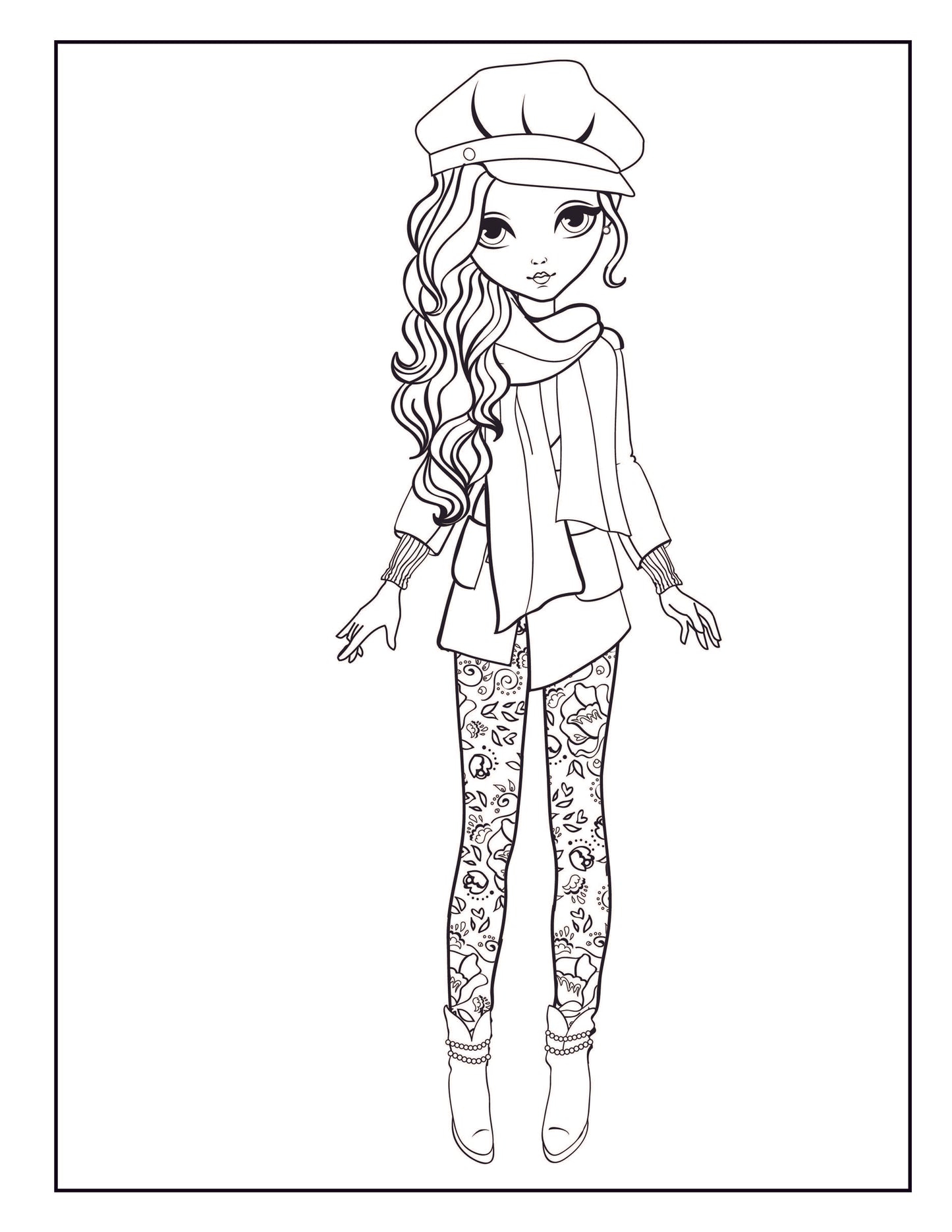 The Big Fashion Coloring Book