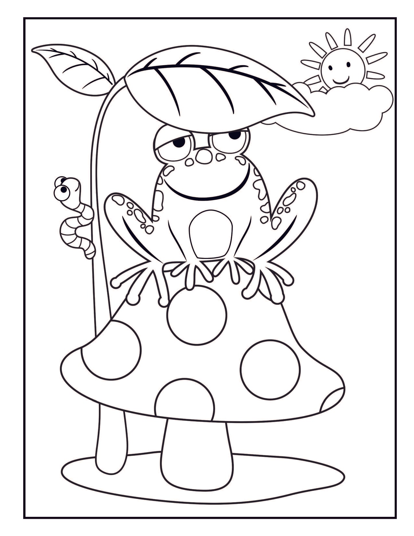 Frog Coloring Book