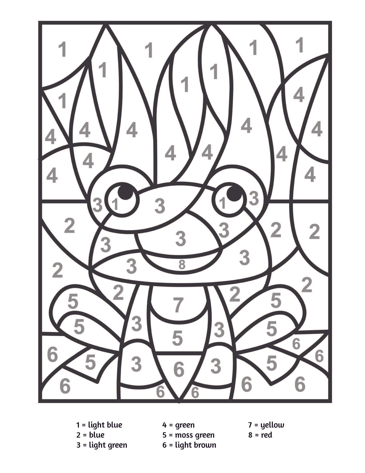 Frog Coloring Book