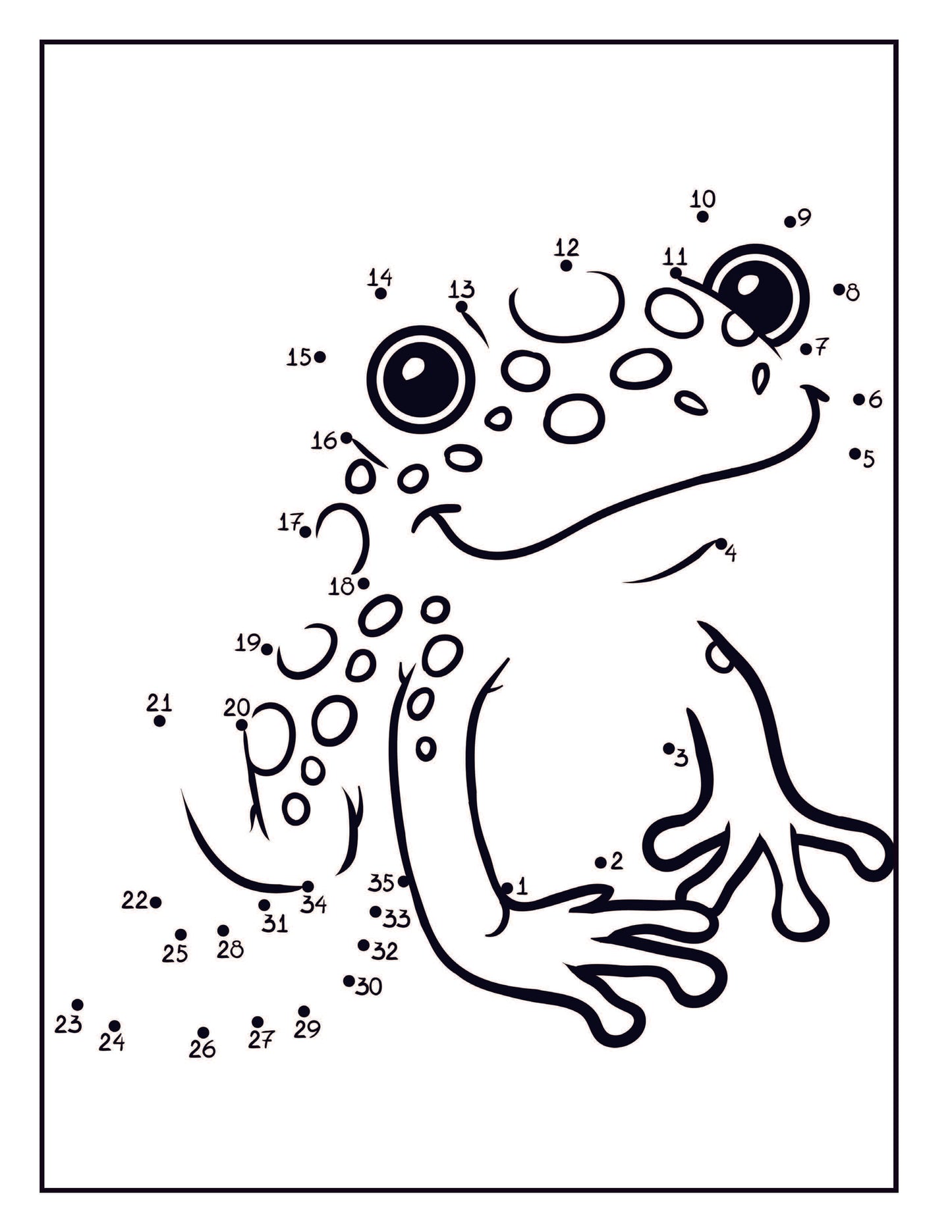 Frog Coloring Book