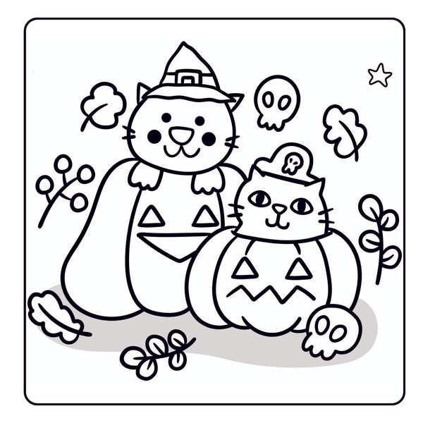 Happy Halloween Coloring Book