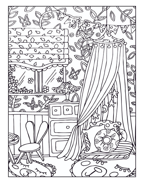 Home Sweet Home Coloring Book