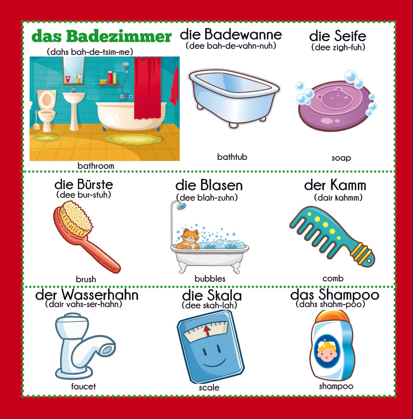English German Picture Dictionary