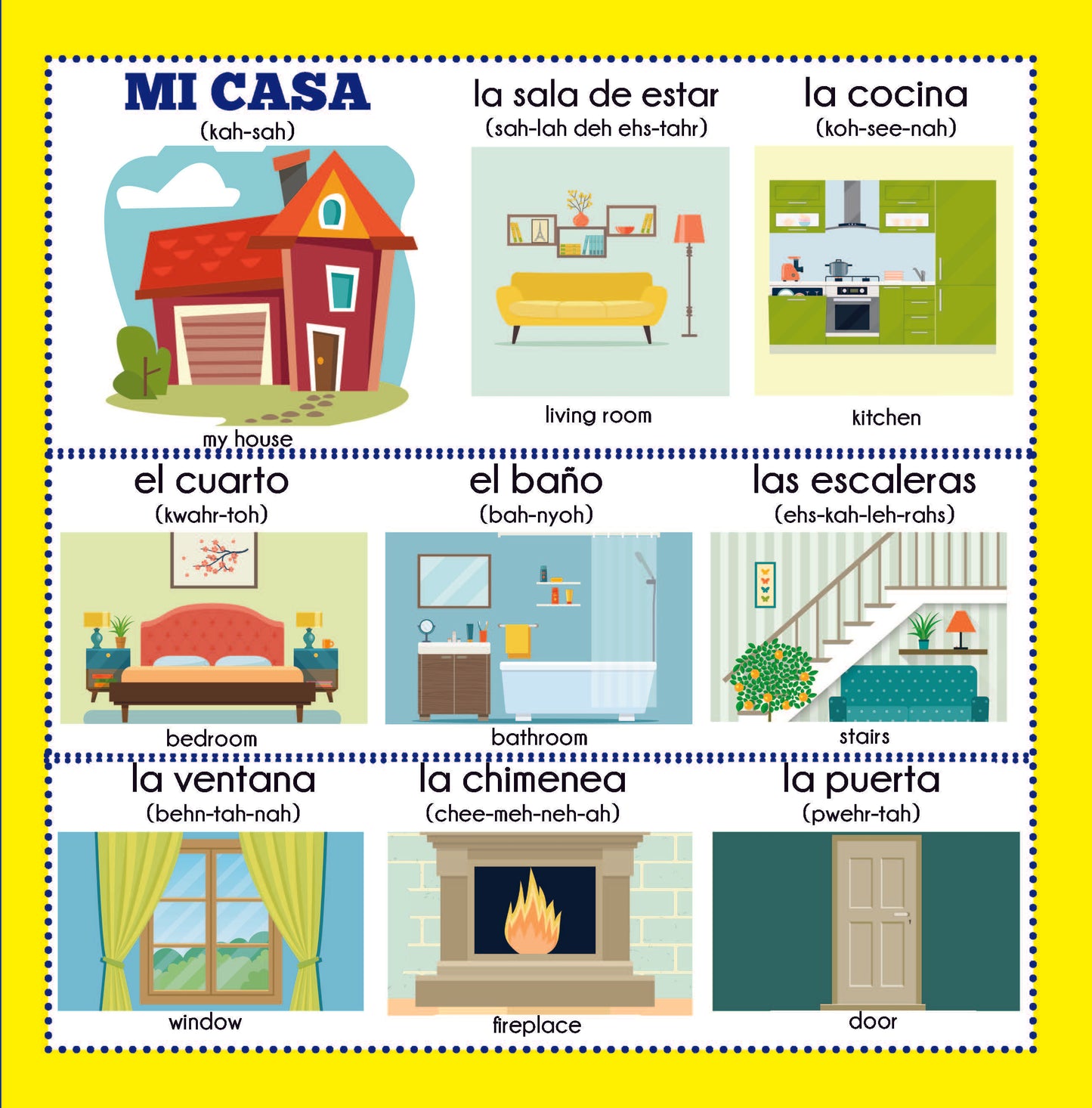 English Spanish Picture Dictionary (Language Dictionaries for Kids)