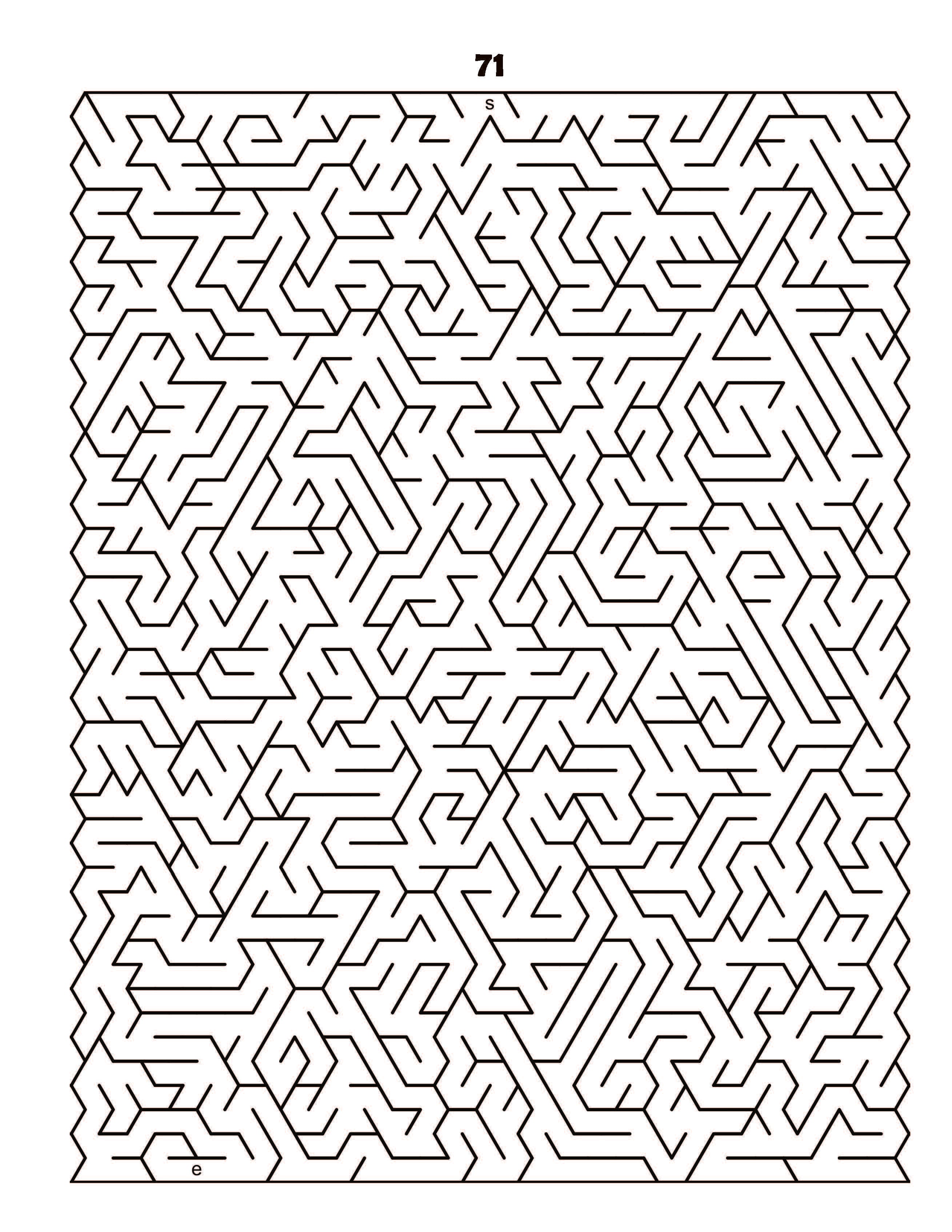 Big Book of Mazes for Adults: 180 Medium to Hard Labyrinth Puzzles
