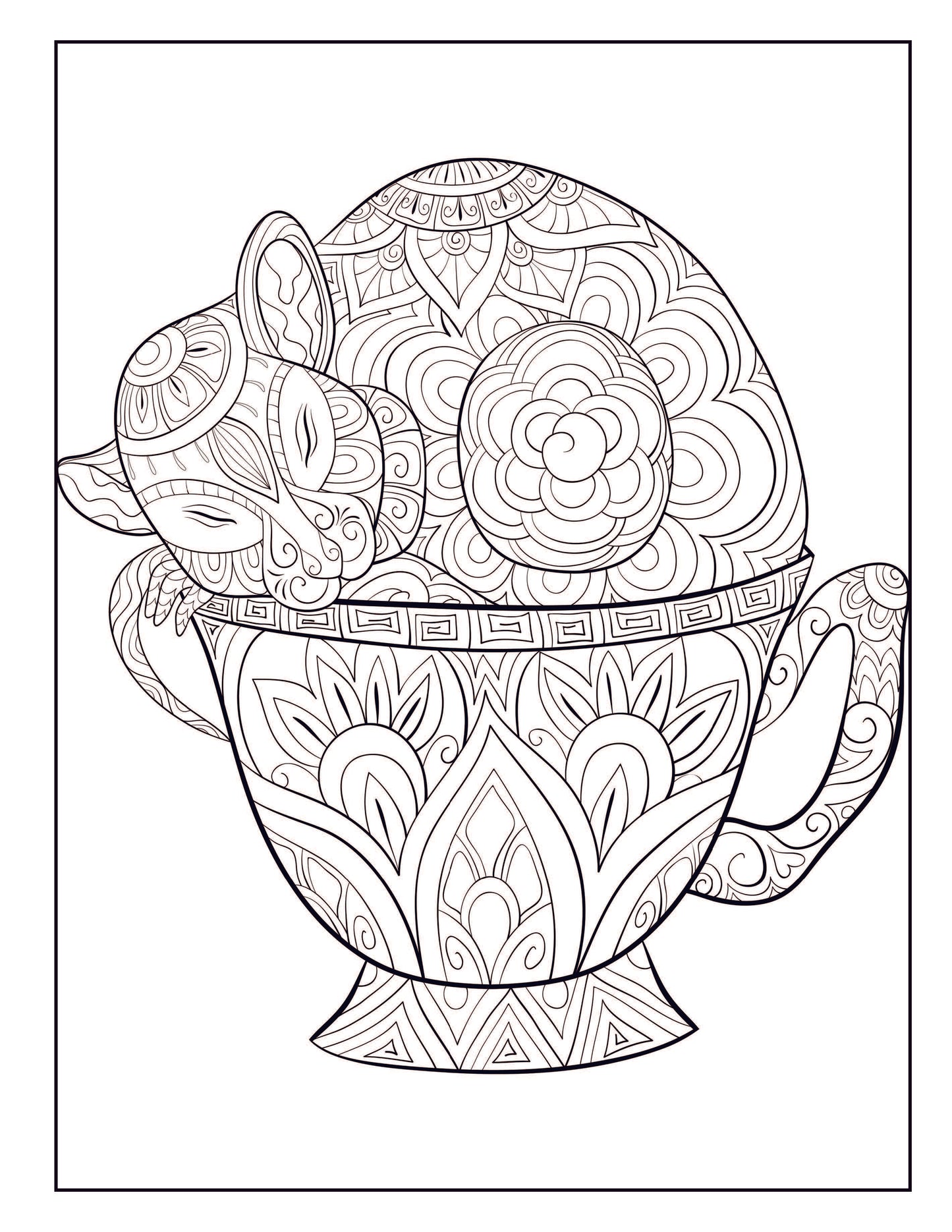 Rat Coloring Book for Adults: Includes 30 Dazzling Rat Designs to Color