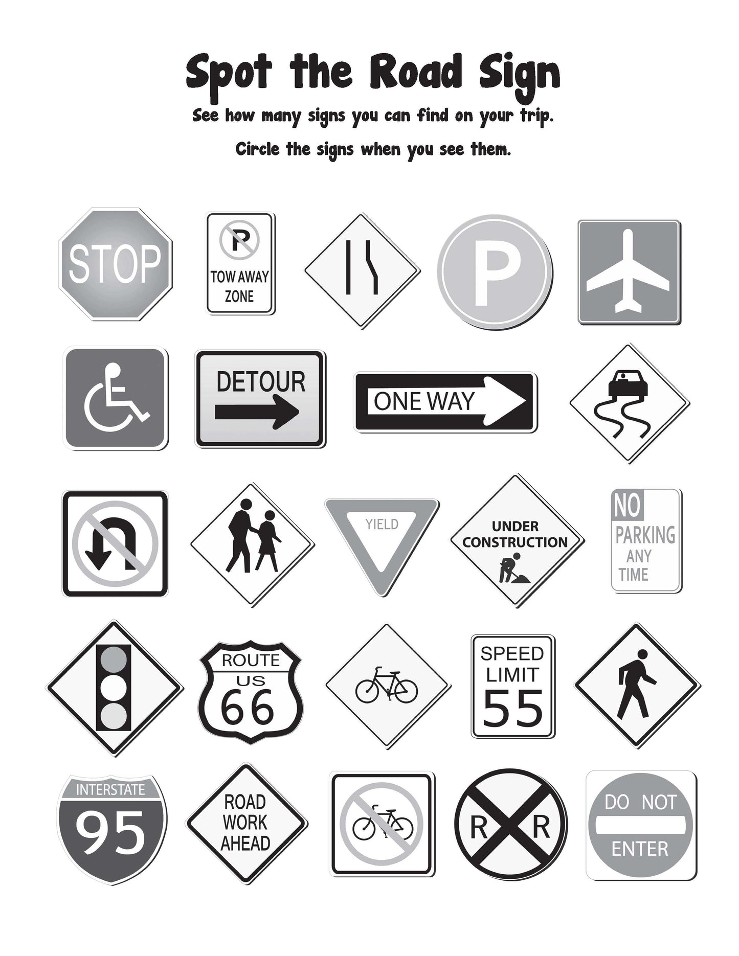 Road Trip Activity Book: Travel Games and Puzzles for Kids 6-12