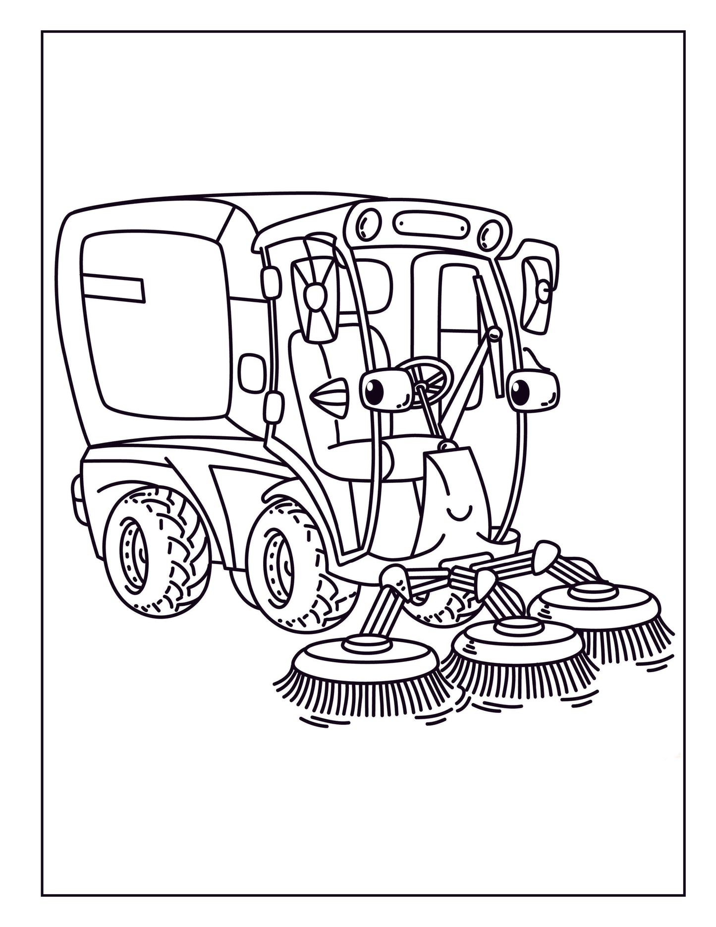 Big Book of Trucks Coloring Book