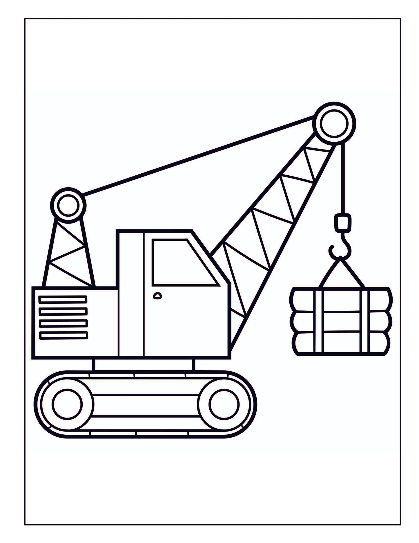 Big Book of Trucks Coloring Book