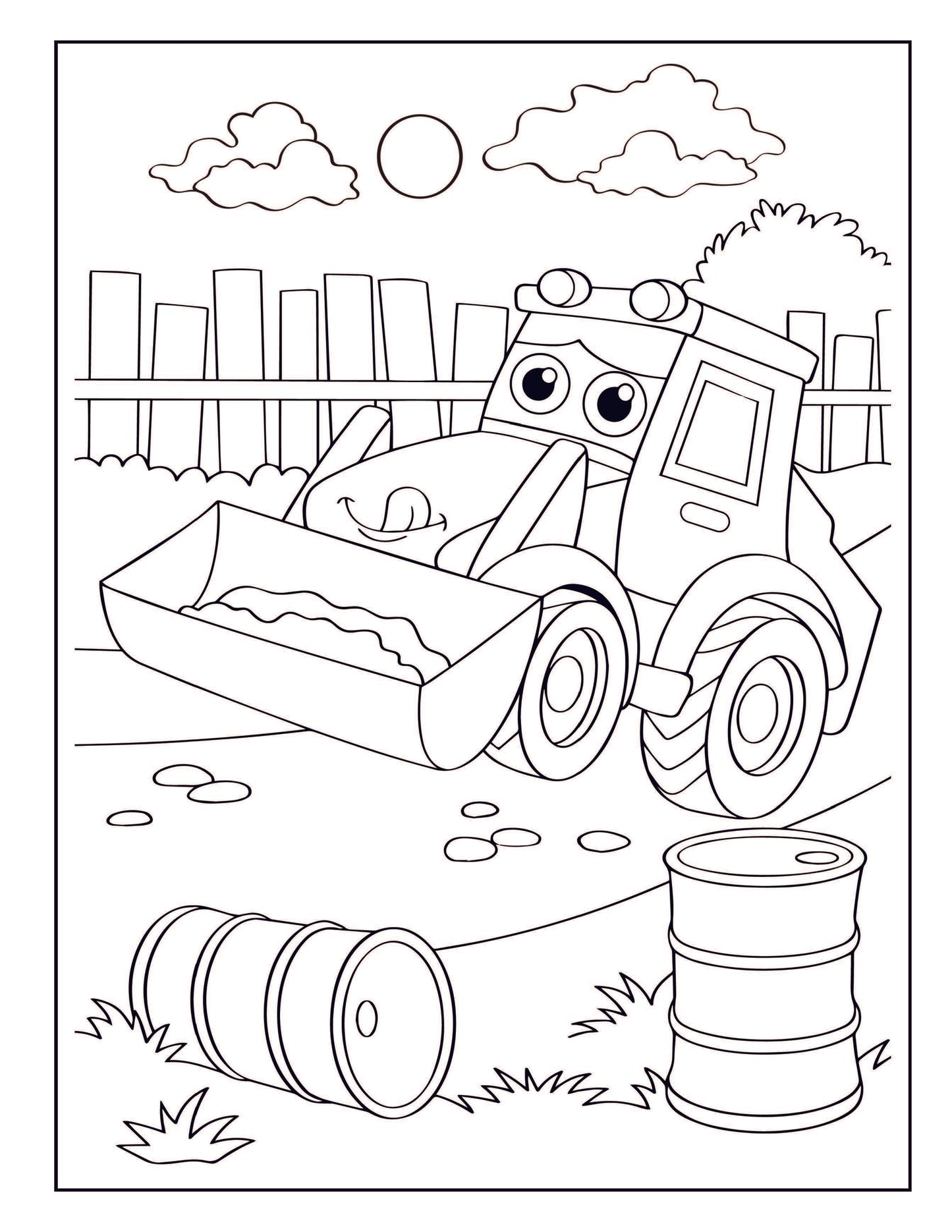 Big Book of Trucks Coloring Book