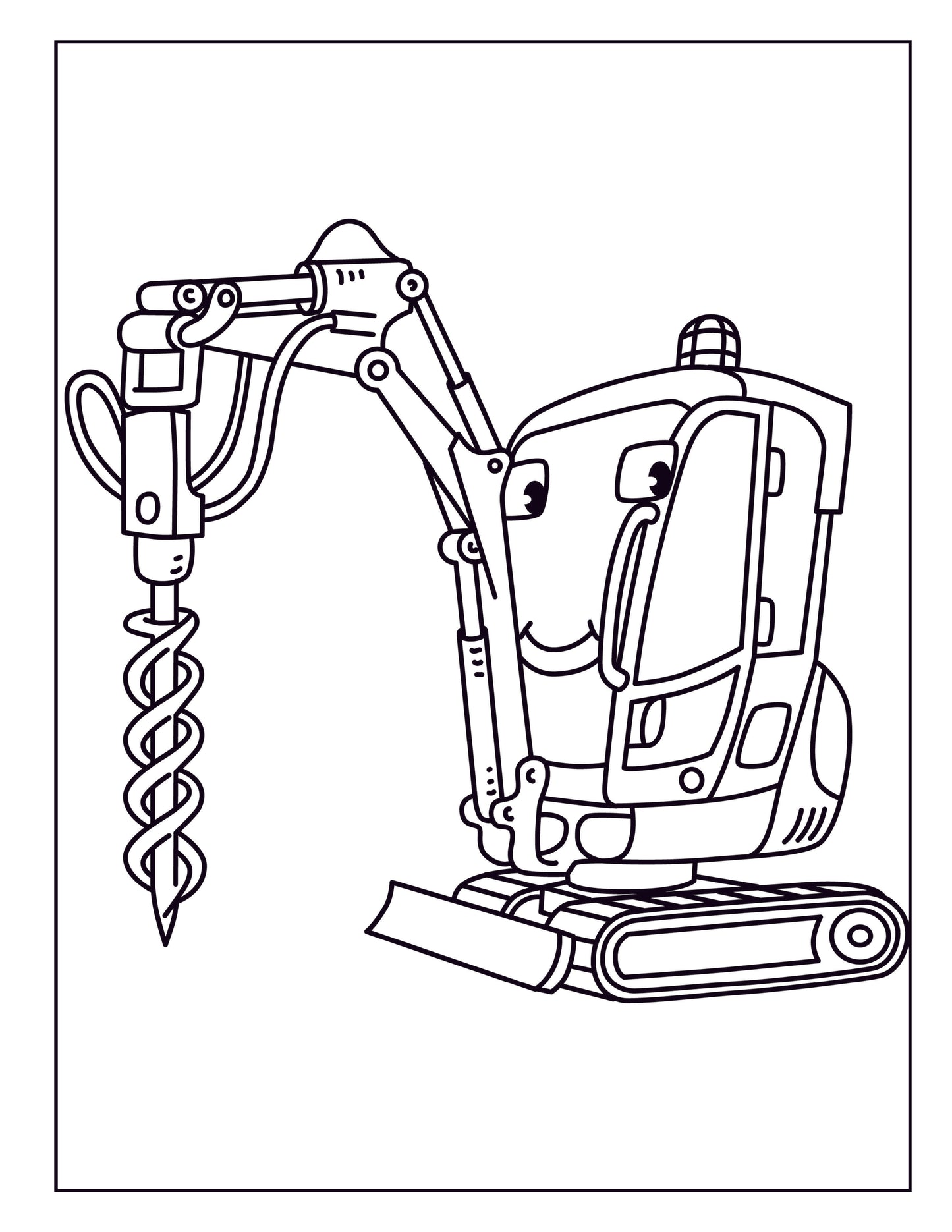 Big Book of Trucks Coloring Book