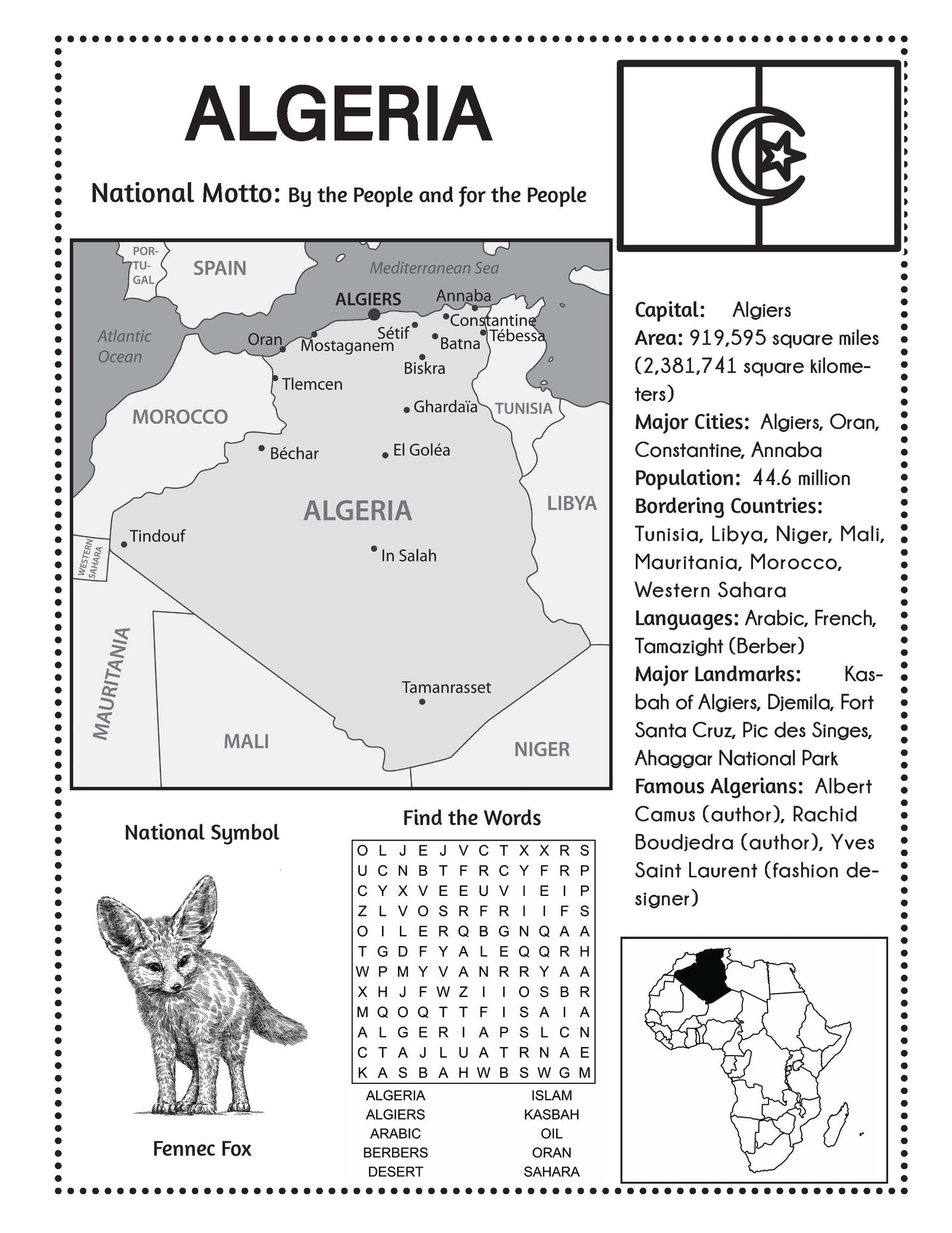 World Geography Activity Book