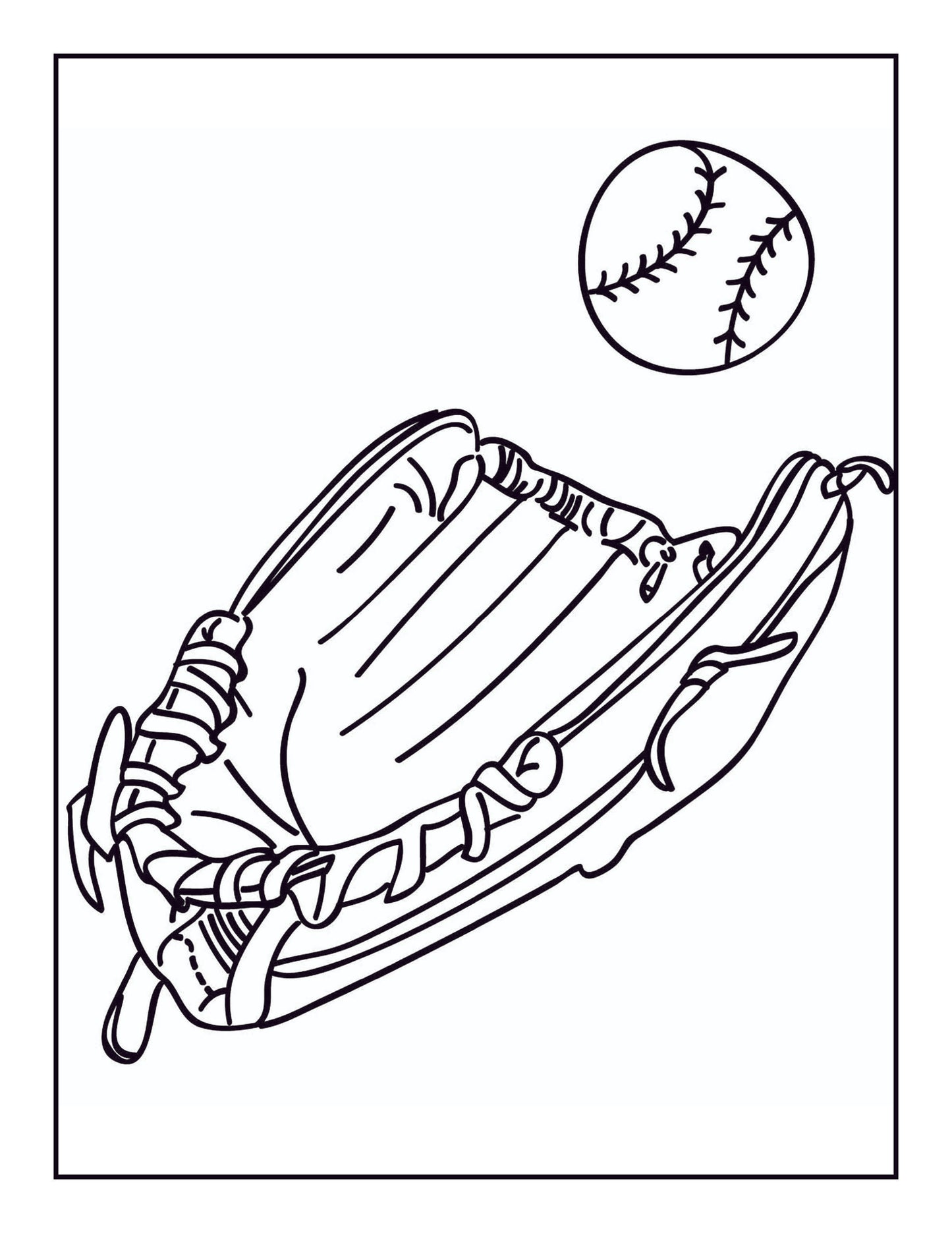 Baseball Coloring Book