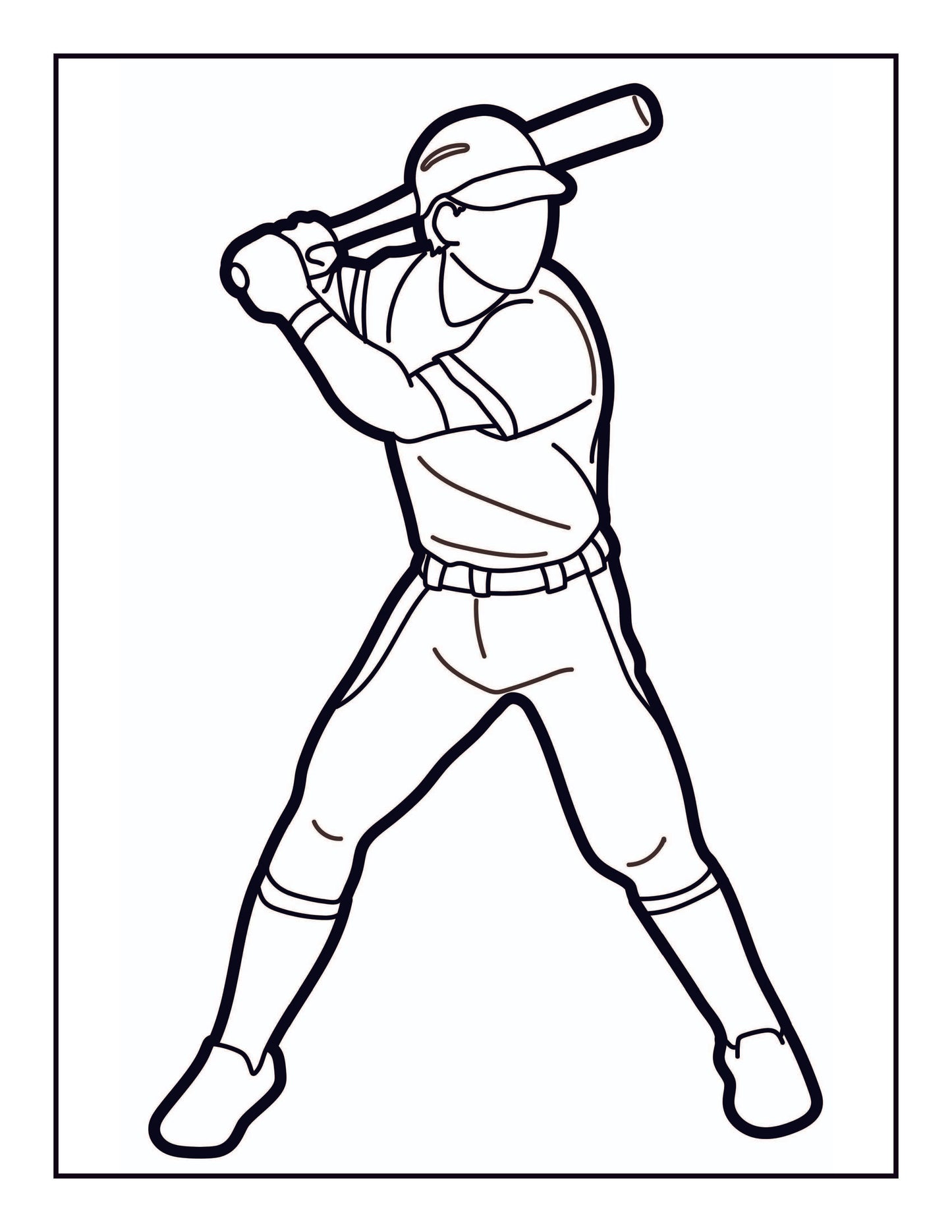 Baseball Coloring Book