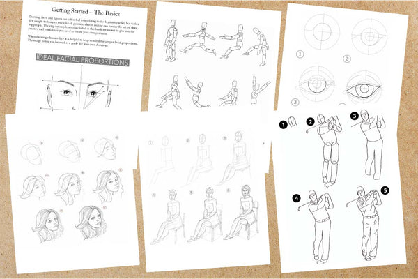 How to Draw People: Step-by-Step Face and Figure Drawing Projects