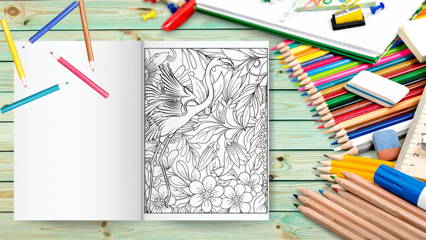 Flamingo Coloring Book for Adults